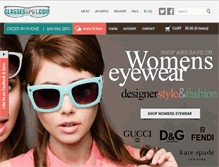 Tablet Screenshot of glassesspot.com